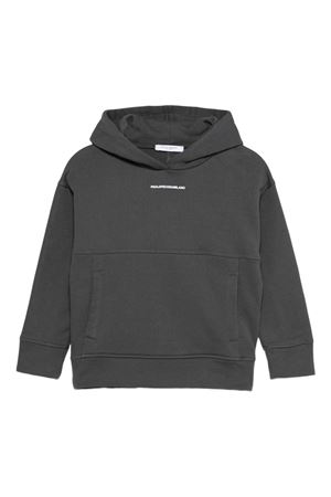 grey cotton hoodie PAOLO PECORA KIDS | PP4126ASFA